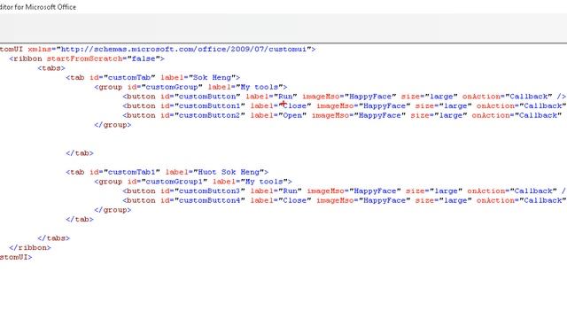 VBA Code Excel, Excel Tutorial, Custom UI Editor For Microsoft Office, Visual Basic For Application