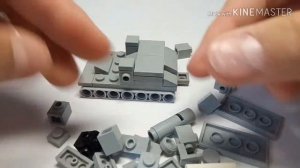 Мини танк Bison из лего|||самоделка