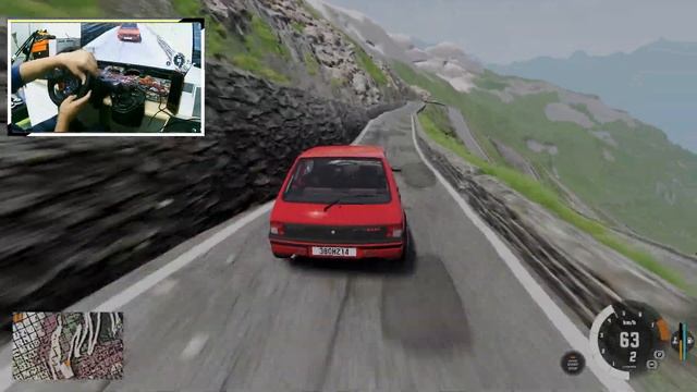 Conduciendo hasta reventar el coche | #48 | PEUGEOT 205 | BeamNG Drive смотреть онлайн