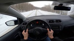 Volkswagen Polo Sedan 1.6L POV Test Drive