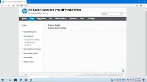 Настройка сканирования в электронную почту на принтерах HP LaserJet Pro M300-400 в EWS | HP Support