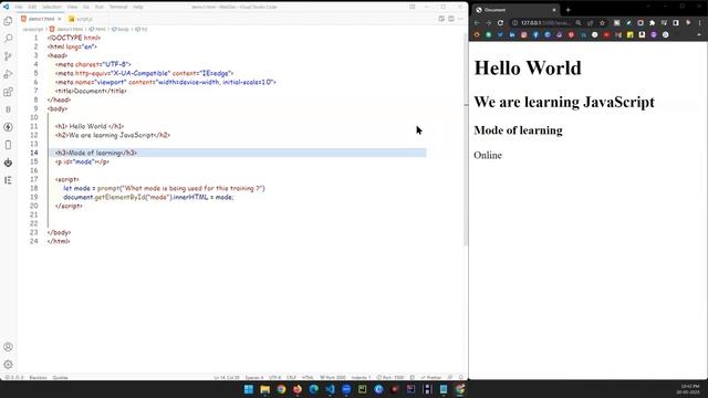Day 12 - JavaScript Introduction | Learn the Basics of JavaScript Programming