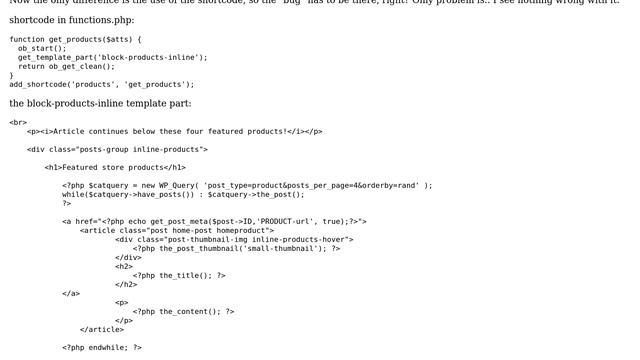 Wordpress: When using shortcode, content stops generating after the_content смотреть онлайн