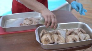 Цыплята корнишоны в тандыре самый простой и очень вкусный рецепт. Хватит на всю семью.