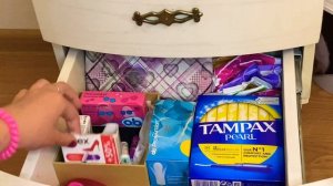 моё хранение тампонов? в 14 лет✨