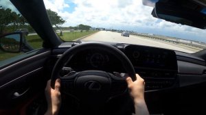 2022 Lexus ES 350 F Sport - POV Test Drive 4K (Binaural Audio) 10 Speaker Pioneer Sound System