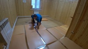 Как положить ковролин самому! Вторая комната. Сделай сам!