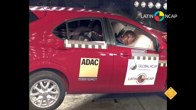 JAC J3 (doble airbag) - Crash Test - LatinNCAP 2012 смотреть онлайн