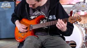 No Talking...Just Tones | Music Man Luke III HH Cherry Burst Quilt Figured Roasted Neck