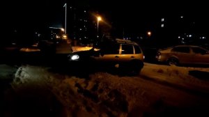 Нива Шевроле зимой на грязевой резине hankook dinaPro mt 215/75 r15