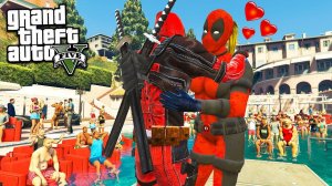 ДЭДПУЛ ПОЗВАЛ ДЕВУШКУ НА СВИДАНИЕ РЕАЛЬНАЯ ЖИЗНЬ СУПЕРГЕРОЯ ГТА 5 МОДЫ! ОБЗОР МОДА GTA 5 видео игра