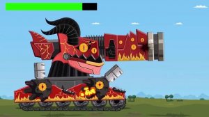 WHAT IF THE BOOS WAS A DRAGON Tank | Cartoons about tanks | Arena Tank Cartoon #42