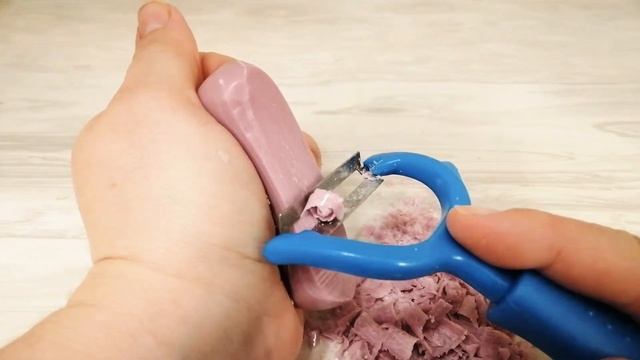 Резка мыла. Скребу мыло. Видео