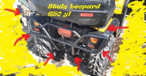 Stels Leopard 650 YL Задний бампер.mp4