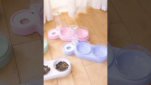 Pet Cat Bowl Automatic Feeder Dog Cat/Автоматическая миска для домашних животных