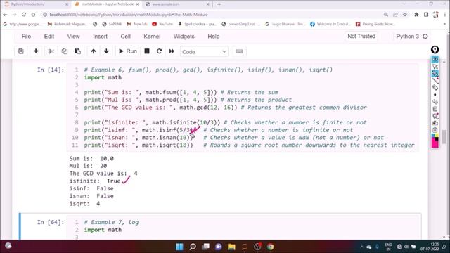 [PYH 3] In Built functions, math module in Python (Hindi)