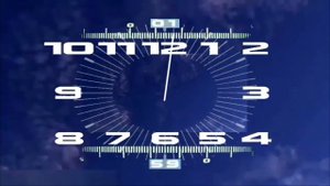 (16:9) Бэкграунд часов Первого канала 2000-2011 @1tv