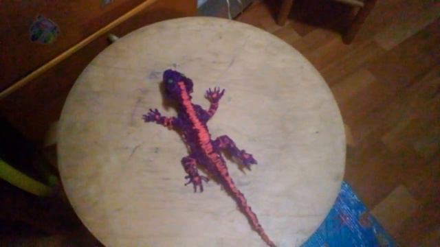 Ящерица с помощью 3д ручки смотреть онлайн