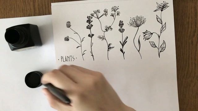 Перо и Тушь | 5 советов для рисования | speedpaint смотреть онлайн