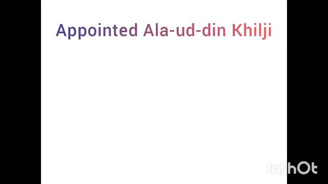 Jalal-ud-din Firuz Khilji (1290-1296) / खिलजी वंश  Delhi Sultanate