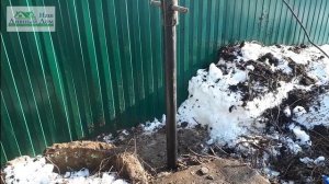 Монтаж Свайно винтового фундамента. Фундамент под сарайку. Монтируем фундамент из сваи 89мм на 2,5м