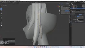 [FREE MODEL] Blender Anime 3D Modeling Face and Hair Admiral Hipper Azur Lane Timelapse Nhij Quang