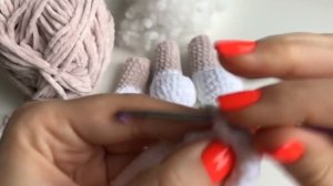 Оленёнок крючком из плюшевой пряжи / Мастер-класс. Часть 1 / Как связать маленького оленя