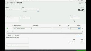 QuickBooks Online Attorneys Credit Memos For Client's Open Invoices