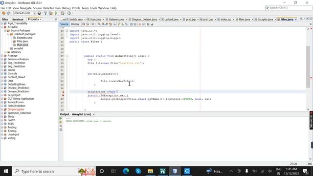 #30 Java Tutorial For Beginners | Create a File and Write in it Using PrintWriter and File class смотреть онлайн