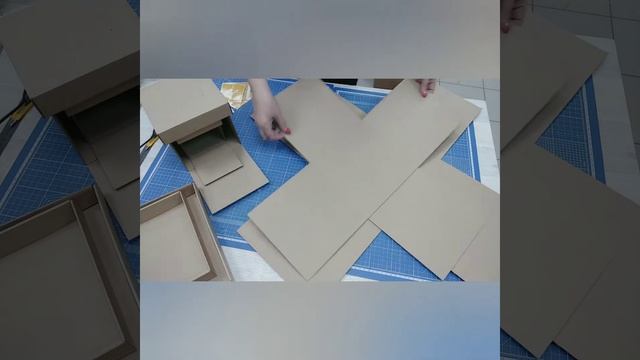 Коробка раскладушка 4 слоя из крафт картона