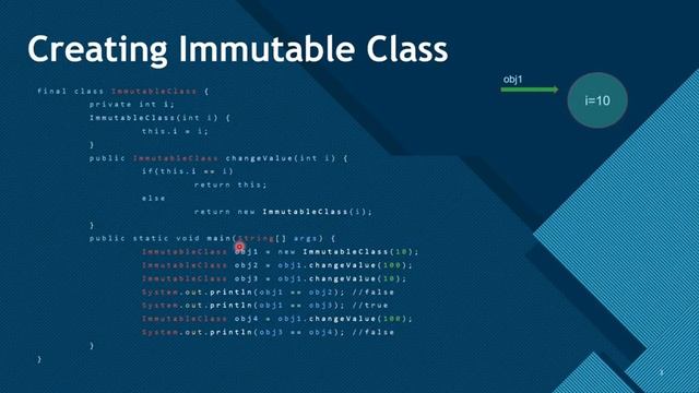 What is Immutable class in Java and how to create our own Immutable class?