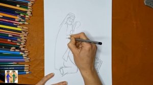 Как нарисовать рисунок на Рождество. Онлайн-школа рисования "Малевашки"