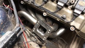 БМВ Е34 М50 ТУРБО / Установка турбо коллектора на м50 / часть 2