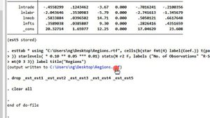(Stata16): How to Perform Panel Sub Sample-Analysis #paneldata #pooledols #dummyvariables