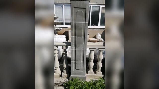 Столб заборный сборный 380х380мм