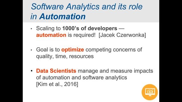 "Lies, Damned Lies and Software Analytics: Why Big Data Needs Thick Data," Margaret-Anne Storey