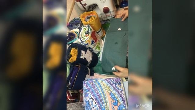 Распаковка ОГРОМНОЙ посылки из магазина 1 метр ткани! Шок!!!!!