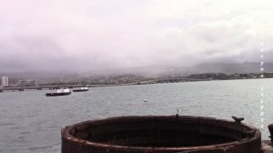 ГАВАЙИ или Мемориал линкора «Аризона», который затонул в Пёрл-Харбор.