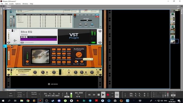 Тестим новый Chord Sequencer в Reason 12 \ Test new Chord Sequencer in Reason 12 смотреть онлайн