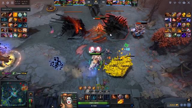 1 vs 5 - Can't kill? [Reactive Armor + Retaliate + Gravekeeper's Cloak] Dota 2 Ability Draft смотреть онлайн