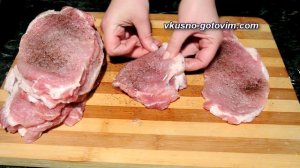 Отбивные с сыром