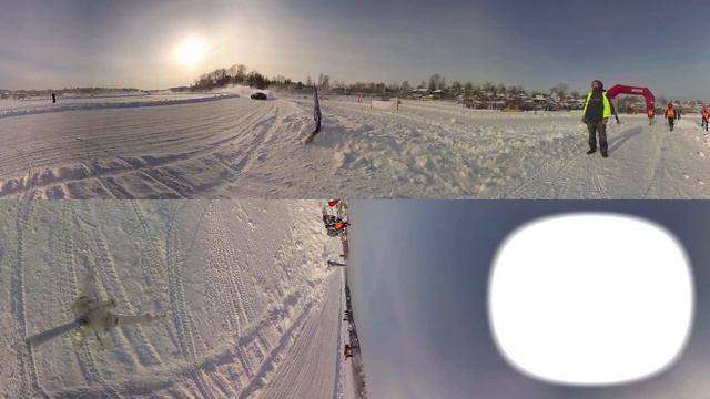 Панорамное видео с городских ледовых гонок «Добрянка 2014» смотреть онлайн