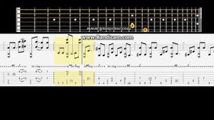 A ha Take on Me # Acoustic guitar lesson note tabs