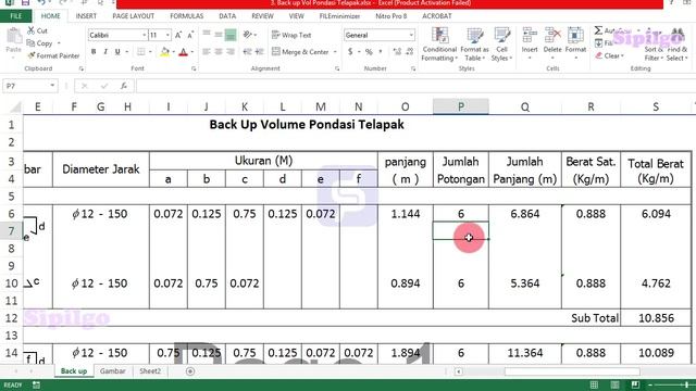 Cara Menghitung Volume Pondasi Telapak смотреть онлайн