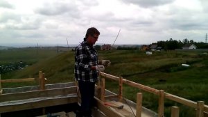 Монолитный арболит. Крепления для мауэрлата.