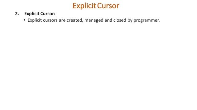 PL/SQL Cursor смотреть онлайн