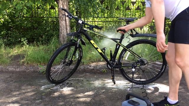 Реальный ТЕСТ мойки Karcher OC 3 на велосипеде GT Karаkoram 2017. смотреть онлайн