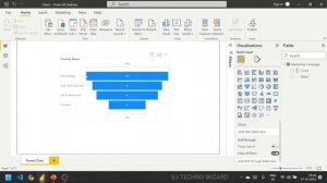 Power BI Funnel Chart In English | How To Create Funnel Chart In Power BI | When To Use Funnel Char