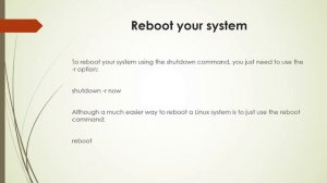 Linux Shutdown Command