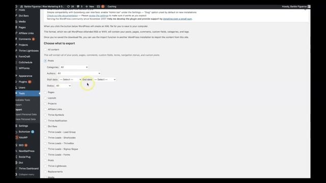 How To Export an Existing Wordpress Blog to Builderalls 3-Click Wordpress Integration Feature смотреть онлайн